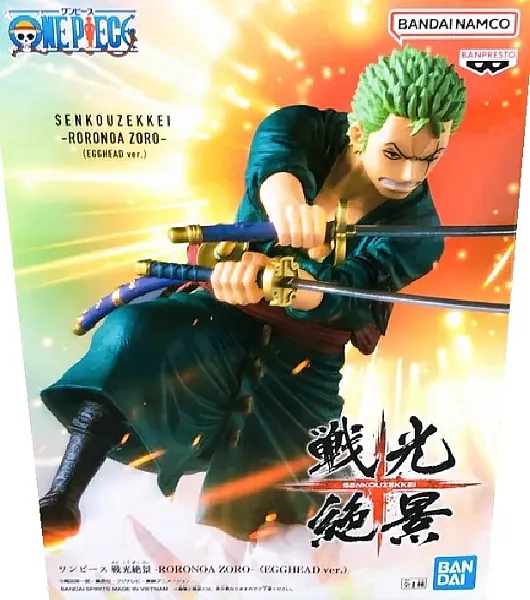 ONE PIECE SENKOZEKKEI PVC STATUE RORONOA ZORO (EGGHEAD VER) 15 CM